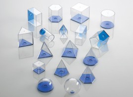 Набор геометрический 5 см (прозрачный) - fgospostavki.ru - Махачкала