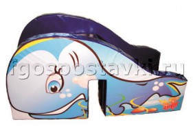 Горка "Кит" для сухого бассейна - fgospostavki.ru - Махачкала