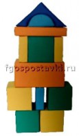 Мягкий модуль-конструктор "Городок" (12 элементов) - fgospostavki.ru - Махачкала