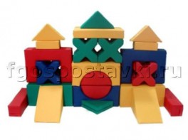 Мягкий модуль-конструктор "Городок" (23 элемента) - fgospostavki.ru - Махачкала