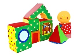 Развивающая игрушка для детей с нарушением зрения "Конструктор Колобок" - fgospostavki.ru - Махачкала