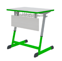 Парта NOMAD одноместная регулируемая по высоте с антивандальной кромкой - fgospostavki.ru - Махачкала