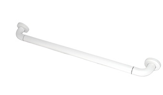 Поручень прямой с антибактериальным покрытием (белый) - fgospostavki.ru - Махачкала