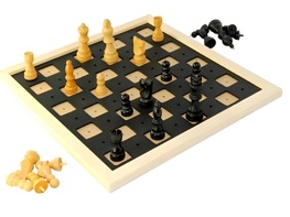 Шахматы тактильные (34х34 см) - fgospostavki.ru - Махачкала