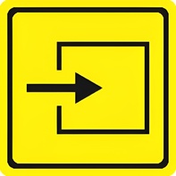 Тактильный знак (вход в помещение) 100х100 - fgospostavki.ru - Махачкала