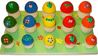 Развивающая игрушка для детей с нарушением слуха "Грибная полянка" - fgospostavki.ru - Махачкала