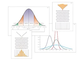 Модель-аппликация "Нормальное распределение (Распределение Гаусса)" (ламинированная) - fgospostavki.ru - Махачкала