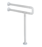 Поручень напольно-настенный с антибактериальным покрытием (белый) - fgospostavki.ru - Махачкала