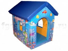 Домик игровой "Море" с рисунком (трансформируется в маты) - fgospostavki.ru - Махачкала