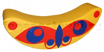 Мягкий модуль "Качалка-бабочка" (120х30х50 сантиметров) - fgospostavki.ru - Махачкала