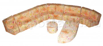 Угловая мебель "Лада-3" гобелен (12 элементов) - fgospostavki.ru - Махачкала