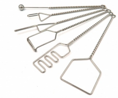 Постановочные зонды на витых ручках с колечком (с металлическим шариком). Комплект из 6 зондов - fgospostavki.ru - Махачкала