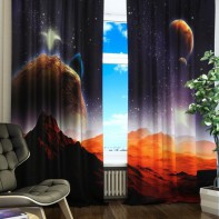 Комплект светонепроницаемых штор "Марсианская одиссея" - fgospostavki.ru - Махачкала