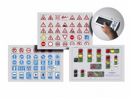 Базовый комплект светового оборудования "Дорожные знаки. Светофоры" с сенсорным беспроводным пультом дистанционного управления - fgospostavki.ru - Махачкала