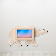 «Медведь» -Декоративная сенсорная панель 32" - fgospostavki.ru - Махачкала