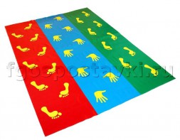 Коврик координационный "Мы идем-3" (2х слойная кожа) - fgospostavki.ru - Махачкала