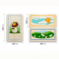 Набор стеновых панелей «Природа нашего края - Прогулка» - fgospostavki.ru - Махачкала