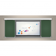 Многофункциональная раздвижная система аудиторных досок 75'' - fgospostavki.ru - Махачкала