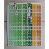 Панель для визуального расписания с цветными ячейками - fgospostavki.ru - Махачкала