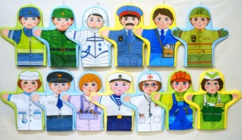 Набор рукавичек "Профессии" 13 штук - fgospostavki.ru - Махачкала