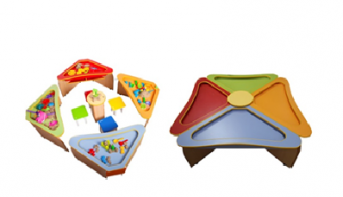 Детский тактильный песочный комплекс "Ромашка" - fgospostavki.ru - Махачкала