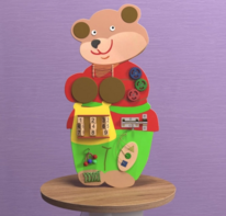 Бизиборд «Мишка Потапыч» - fgospostavki.ru - Махачкала