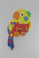 Бизиборд «Разноцветный попугай» - fgospostavki.ru - Махачкала