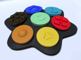 Полностью тактильный коммуникатор 7-кнопочный многоуровневый - fgospostavki.ru - Махачкала