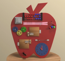 Бизиборд «Яблоко знаний» - fgospostavki.ru - Махачкала