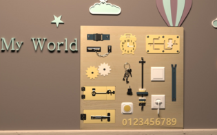 Бизиборд «Умелый малыш» - fgospostavki.ru - Махачкала