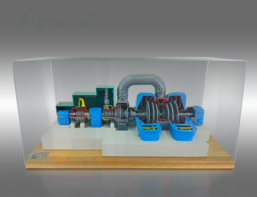 Наглядный макет "Разрез паровой турбины ТЭЦ" - fgospostavki.ru - Махачкала