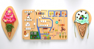 Комплект бизибордов «Фабрика мороженого» - fgospostavki.ru - Махачкала