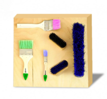 Тактильно-развивающая панель с мягкими кисточками - fgospostavki.ru - Махачкала