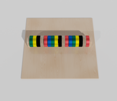 Тактильно-развивающая панель с разноцветными кругами - fgospostavki.ru - Махачкала