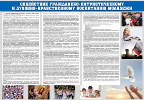 Стенд "Содействие гражданско-патриотическому и духовно-нравственному воспитанию молодежи" - fgospostavki.ru - Махачкала