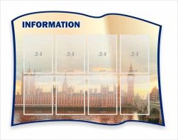Стенд резной "Информация" Вариант 9 - fgospostavki.ru - Махачкала