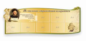 Стенд резной "Из дальних странствий возвратясь" - fgospostavki.ru - Махачкала