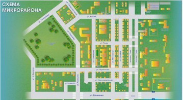 Магнитно-маркерная доска "Схема микрорайона" - fgospostavki.ru - Махачкала