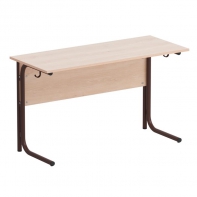 Стол ученический двухместный на круглой трубе - fgospostavki.ru - Махачкала