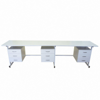 Стол 3-х тумбовый для лабораторных работ 2500*900*850 ЛДСП - fgospostavki.ru - Махачкала