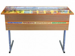 Комплект двухместного стола со стульями для детских автоклассов - fgospostavki.ru - Махачкала