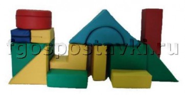 Мягкий модуль-конструктор "Стройка" (14 элементов) - fgospostavki.ru - Махачкала