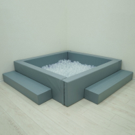 Сухой бассейн с шариками и RGB-подсветкой 140х140 см - fgospostavki.ru - Махачкала