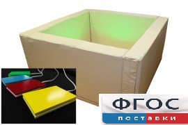 Сухой бассейн вибромузыкальный с клавишами управления (150х150х66 сантиметров) - fgospostavki.ru - Махачкала