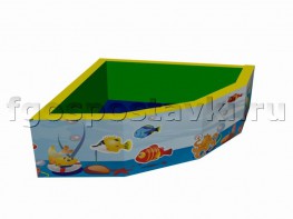 Бассейн угловой с шелкографией - fgospostavki.ru - Махачкала