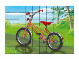 Магнитный пазл "Велосипед" - fgospostavki.ru - Махачкала