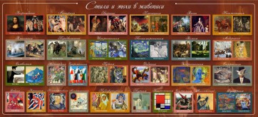 Стенд "Стили и эпохи в живописи" Вариант 1 - fgospostavki.ru - Махачкала