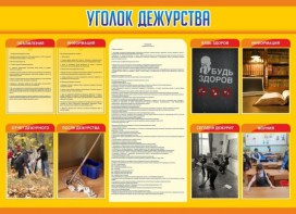 Стенд "Уголок дежурства" - fgospostavki.ru - Махачкала