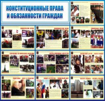 Стенд "Конституционные права и обязанности граждан" - fgospostavki.ru - Махачкала
