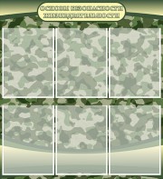 Стенд "Основы безопасности жизнедеятельности" Вариант 2 - fgospostavki.ru - Махачкала